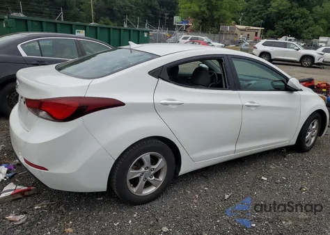 2015 Hyundai Elantra Se from USA, damaged, VIN 5NPDH4AE0FH574556